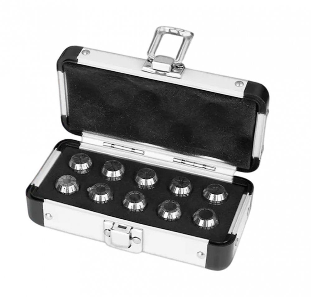 Набор цанг Metal Master 1-10 мм ER16 DIN6499 (10 шт.)