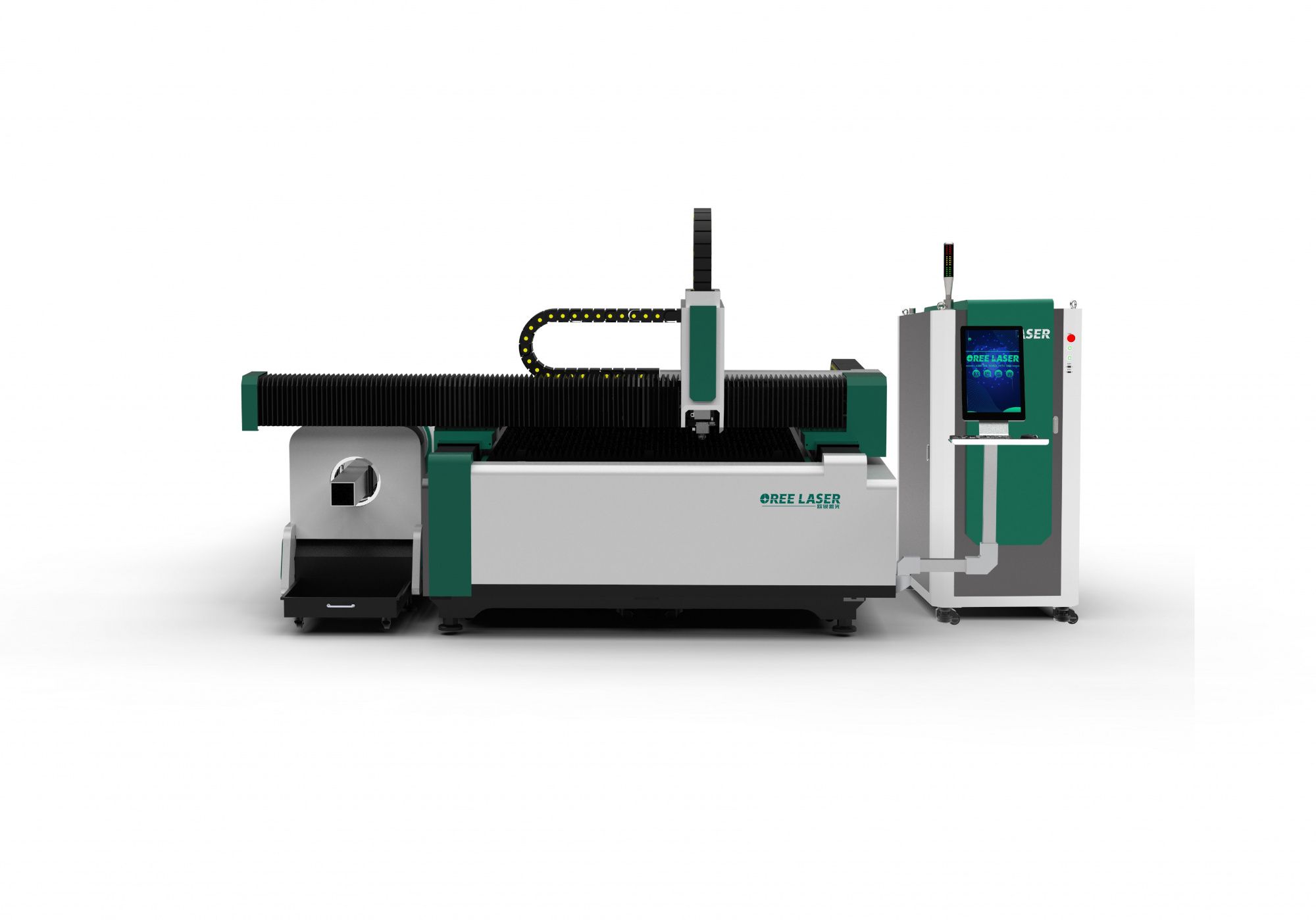 Лазерный станок со сменным столом и труборезным модулем EH6015 MAXPHOTONICS 6000 Вт