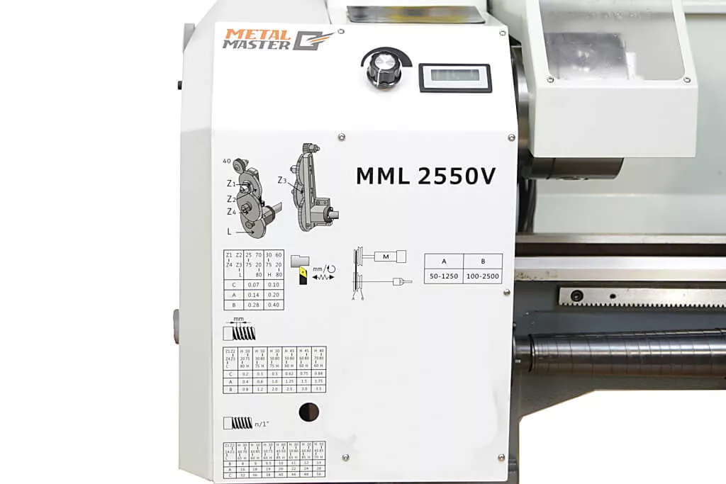 Токарный станок Metal Master MML 2550V