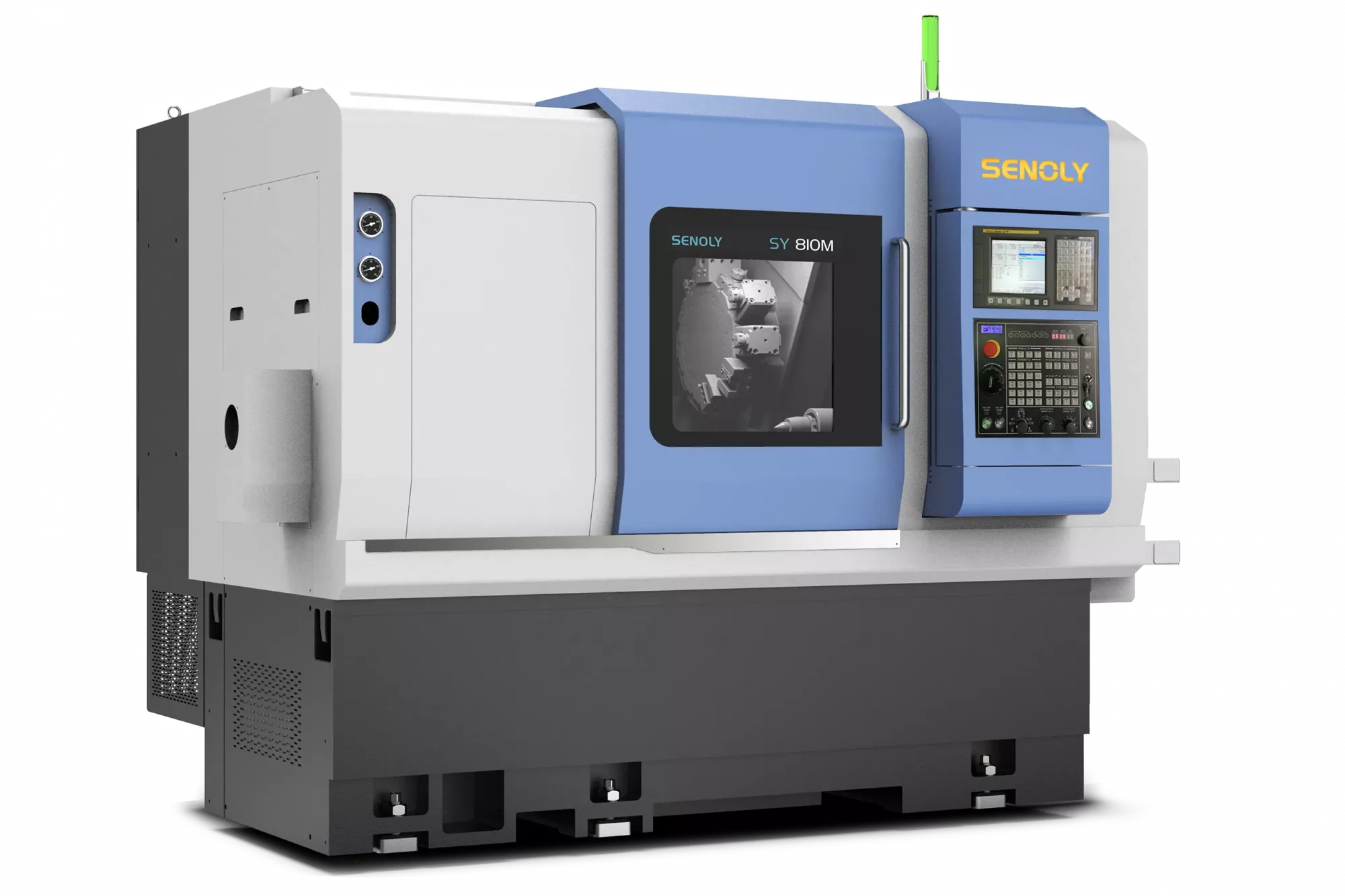 Станок токарный с ЧПУ с наклонной станиной SENOLY SY800MY (DD)